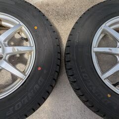 深溝極上２０２３年冬タイヤアルミホイールセット１４５／８０Ｒ１３　４本セット②の画像