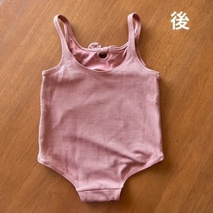 女の子 水着 90cm H&M ワンピース ピンクの画像