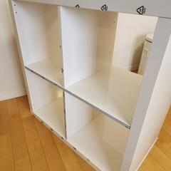 東京都東村山市！kallax 2×2 ホワイト イケア カラックス 都内近郊別途1000円自車配送可  の画像