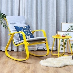 サイドテーブル　ローテーブル　45cm　黄色
の画像