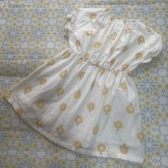 80cm 花柄ワンピースの画像