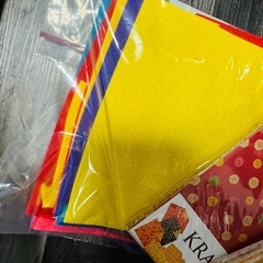 使用済フェルトちよがみ【おりがみ】の画像