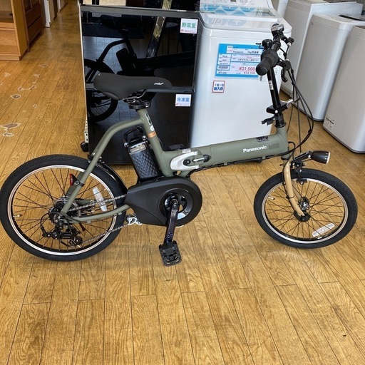 ?超極美品? Panasonic パナソニック 折りたたみ自転車 電動アシスト自転車  オフタイム 20インチ 2023年モデル BE