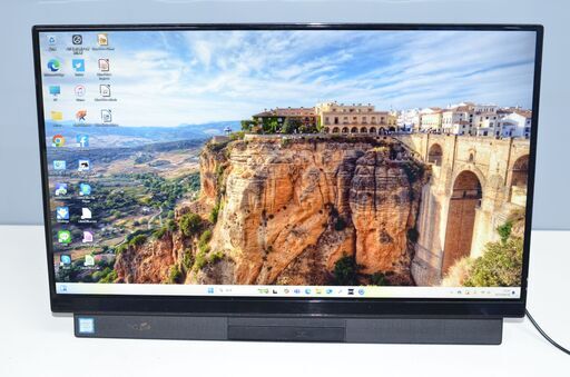 中古良品一体型パソコン Windows11+office NEC DA770/M Core i7-8565U/爆速SSD512GB+HDD3TB/メモリ8GB/ブルーレイ/23.8インチ/テレビ機能
