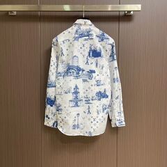ルイ・ヴィトンの長袖シルク＆リネンシャツの画像