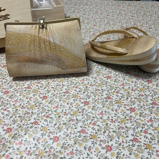 婚礼バックと草履