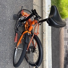 折りたたみ自転車の画像