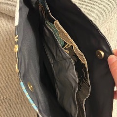 美品　和柄 ショルダーバッグ 花柄 ハンドバッグ の画像