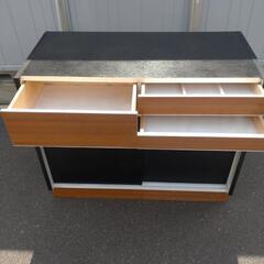 【断捨離中‼️配達可能‼️】収納　　木目調　キッチン収納　おもちゃ箱　ランドリー収納　棚　シェルフの画像