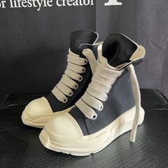 Rick Owens Drkshdw abstract sneakers hiの画像