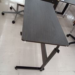 リユースのサカイ栃木店★ジモティ割あり★  テーブル ブラック W80×D40.5×H72 クリーニング済み TC10220の画像