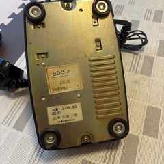 昭和レトロ 黒電話 600-A2型 日本電信電話公社製　S60年購入・動作未確認の画像