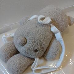ベビー布団とクマちゃんリュックセットの画像