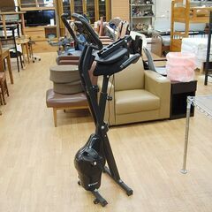 STEADY フィットネスバイク ST120 ブラック 幅53×奥97×高111cm 背もたれ付き エアロバイク ステディ 札幌市 清田区 平岡の画像