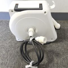 △ takagi タカギ ホースリール 長さ約 21m13.5cm 放水確認済 カバーに傷汚れ 現状渡しの画像