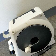 △ takagi タカギ ホースリール 長さ約 21m13.5cm 放水確認済 カバーに傷汚れ 現状渡しの画像