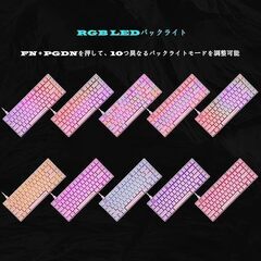e元素 メカニカルキーボード(US配列)　未使用新品の画像