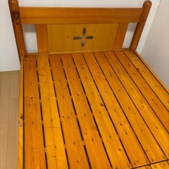 木製すのこベッドの画像