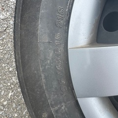 195/65r15トヨタ　夏タイヤ4本
　ホイールセットの画像