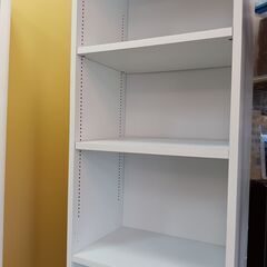 6段収納BOX　ハイシェルフ　カラーボックス　棚　白　ホワイト　サイズ（約）幅44×奥29.5×高180　　■近隣配送無料 買取GO‼　栄和店の画像
