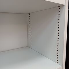 6段収納BOX　ハイシェルフ　カラーボックス　棚　白　ホワイト　サイズ（約）幅44×奥29.5×高180　　■近隣配送無料 買取GO‼　栄和店の画像