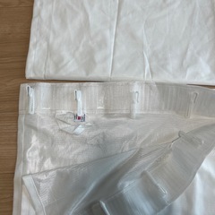 無印良品　遮光カーテン、レースの画像