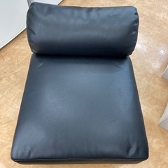 カウチソファー　オットマン付き　ブラックの画像