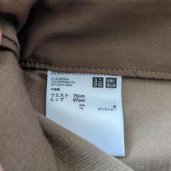 ②UNIQLO コーデュロイフロントボタンミニスカート XLサイズの画像