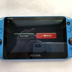 【売ります】PS Vita Wi-Fiモデル アクアブルーの画像