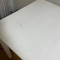 LOWYA ダイニングテーブル　椅子2脚　汚れありの画像