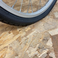 HM 折り畳み自転車 キャプテンスタッグ 青 パンク有の画像