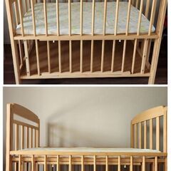 商談中：ベビーベッド　ハイタイプ　サワベビー　澤田工業【引き取り希望/アピタテラス綱島付近】の画像