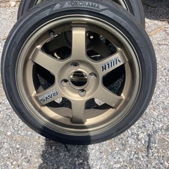 RAYS TE37 100ピッチ4穴　15×6.5Jの画像