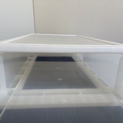 【美品】クリア収納ケース×4の画像