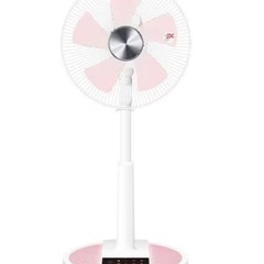 美品❗️山善のリビング扇風機「YLR-BG302(CP) クリアピンク」の画像