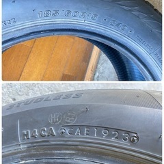 パンクや事故で1本だけおさがしの方に。BSスタッドレスタイヤ ブリザック VRX2 185/60R15 山あり 23年製　1本のみ ブリヂストンの画像