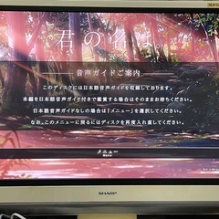 SHARP 液晶テレビ　LC46DX1の画像