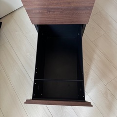 【美品】デスクワゴン キャスター付き 3段 キャビネットの画像