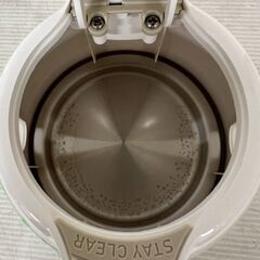 ティファール 電気ケトル BF805 0.8L 1250W 白色 動作確認済 電気湯沸器 T-fal APRECIA キッチン家電 湯沸かし 19 Y2087の画像