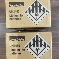 【未使用】マキタ バッテリー 2個セット BL1860B　18V 6Ahの画像