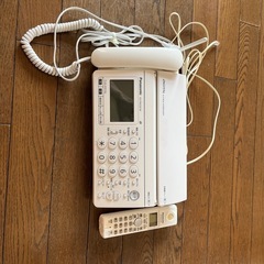 Panasonic FAX電話 KX-PW320-W 子機付きの画像