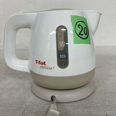 ティファール 電気ケトル BF805 0.8L 1250W 白色 動作確認済 電気湯沸器 T-fal APRECIA キッチン家電 湯沸かし 20 Y2088の画像