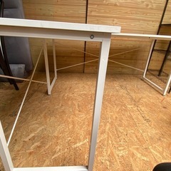 パソコンデスクL字型の画像