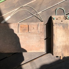 曳舟、鮎箱、おとり鮎、渓流釣り、鮎友釣り、木工製品、希少品の画像