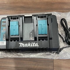 【未使用】マキタ バッテリー•2口充電器セットの画像