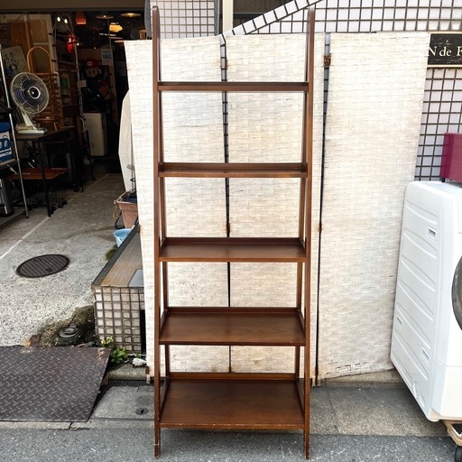 《売約済》【武蔵小山店】(A)オープンラック ウッドシェルフ 棚 ディスプレイラック 5段