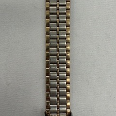 【電池切れ/現状お渡し】Gianni Accardi ジャンニ・アッカルディ MILANO QUARTZ GA-02L ACCARD1 ステンレスバック レディース 腕時計 アナログ 小ぶり 文字盤約20.5mm 全長約19.8cm ゴールド×シルバー 2トーン ブレス ウォッチ ファッション ビンテージ かわいい 上品の画像