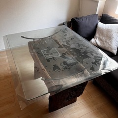 【送込】吉祥寺 kaja ガラスダイニングテーブルの画像