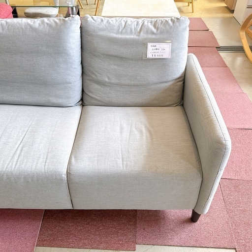 IKEA アンゲルスビー 2人掛け ソファ ライトグレー