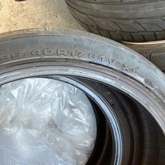 195/40R17 タイヤ4本の画像